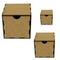 MDF Cube Storage Box Kits