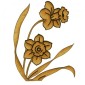 Duo of Daffodils MDF Wood Shape