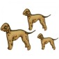 Bedlington Terrier - MDF Wood Dog Shape