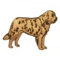 Saint Bernard - MDF Wood Dog Shape