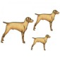 Weimaraner - MDF Wood Dog Shape