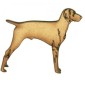 Weimaraner - MDF Wood Dog Shape