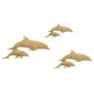 Dolphin Duo MDF Wood Shape - Style 03