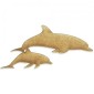 Dolphin Duo MDF Wood Shape - Style 03