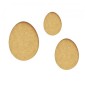 Plain Egg MDF Wood Shape