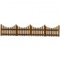 Quadruple Convex Picket Fence Panel  - MDF Wood Shape