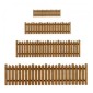 Traditional Picket Fence Panel - MDF Wood Shape