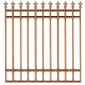 Wrought Iron Style Decorative Fence Panel - MDF Wood Shape