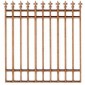 Wrought Iron Style Decorative Fence Panel - MDF Wood Shape