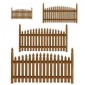 Gothic Point Single Convex Fence Panel - MDF Wood Shape