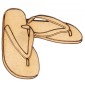 Flip Flops MDF Wood Shape