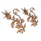 Fancy Flower Flourish MDF Wood Shape - Style 1