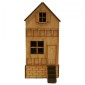 Framed Townhouse with Steps - MDF House Kit