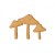 Group of 3 Toadstools Silhouette - MDF Wood Shape