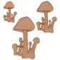 Mushrooms - Fungi MDF Wood Shape - Style 11