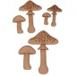 Mushrooms - Fungi MDF Wood Shape - Style 12