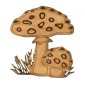 Mushrooms - Fungi MDF Wood Shape - Style 14