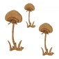 Long Stemmed Field Mushroom  - MDF Wood Shape