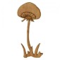 Long Stemmed Field Mushroom  - MDF Wood Shape