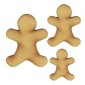 Plain Gingerbread Man - MDF Wood Shape Style 2