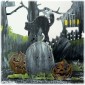 RIP Gravestone and Pumpkin MDF Wood Shape