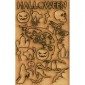 Haunted Graveyard - Sheet of Halloween Mini Wood Shapes