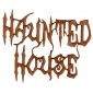 Haunted House - Halloween MDF Wood Words