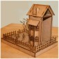 Haunted House & Graveyard - MDF Wood Kit