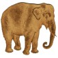 Indian Elephant - MDF Wood Shape