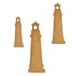 Lighthouse MDF Wood Shape Style 1