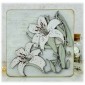 Lily Flowers - MDF Floral Wood Shape Style 52
