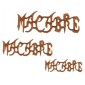 Macabre - Halloween MDF Wood Word