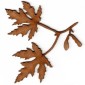 Maple Leaf & Twig - MDF Wood Shape