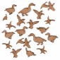 Sheet of Mini MDF Wood Birds - Ducks & Geese