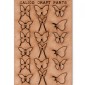 Sheet of Mini MDF Wood Butterflies - Style 5