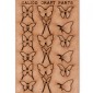 Sheet of Mini MDF Wood Butterflies - Style 5