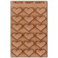 Country Heart Shape - Mini MDF Wood Plaques