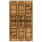 Sheet of Mini MDF Door Wood Shapes