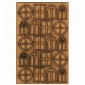 Sheet of Mini MDF Window Wood Shapes