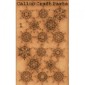 Sheet of Mini MDF Christmas Wood Shapes - Snowflakes 1