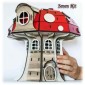 Mushroom House - MDF Wood Kit*