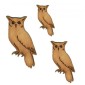 Great Horned Owl MDF Wood Shape