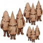Trio of Gnome Children - MDF Woodland Folk Shape