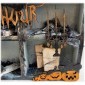 Scary Pumpkin Border MDF Wood Shape