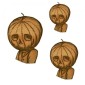 Pumpkin Head MDF Wood Shape