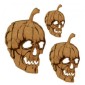 Pumpkin Skull - MDF Wood Shape