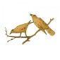 Pair of Ravens on Branch MDF Wood Shape