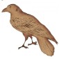 Engraved Raven  - MDF Wood Shape