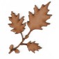 Red Oak Leaf & Twig - MDF Wood Shape