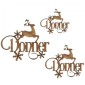 Donner - Decorative MDF Wood Words